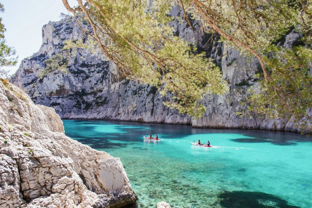 kayak, calanques, marseille